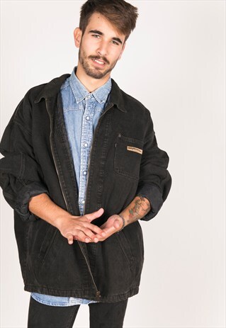 VINTAGE 80S DENIM WINTER LEVIS JACKET/ R001