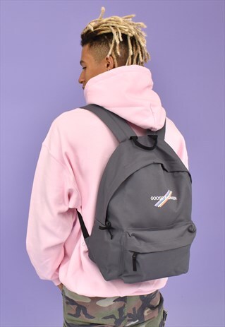 G&G UNISEX GRAPHITE PASTEL MULTI LINES RUCKSACK