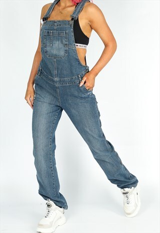 VINTAGE YESSICA DUNGAREES IN BLUE