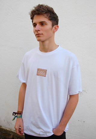 G&G UNISEX WHITE MULTI BOX TEE