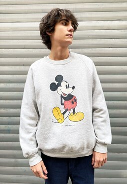 Sweatshirt "Mickey" Gray 1990