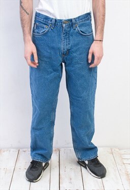 CARHARTT Vintage Men's W32 L30 Lined Relaxed Denim Pants Zip