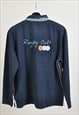 VINTAGE 00S LONG SLEEVE RUGBY POLO SHIRT