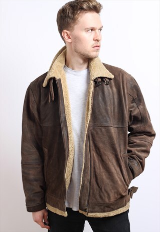 VINTAGE SUEDE AVIATOR JACKET
