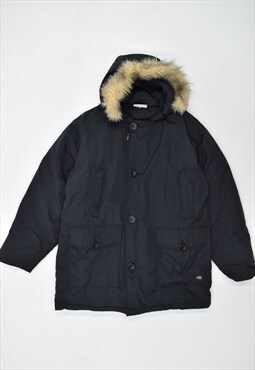 Vintage 90's Asics Parka Jacket Black