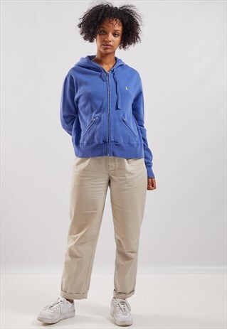 VINTAGE RALPH LAUREN ZIP UP HOODIE