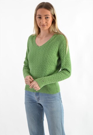 GREEN TOMMY HILFIGER JUMPER GJ4767