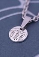 CRW SILVER MOUNTAIN AND TREES NECKLACE 