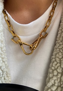 Authentic Prada Double Clasp - Reworked Necklace