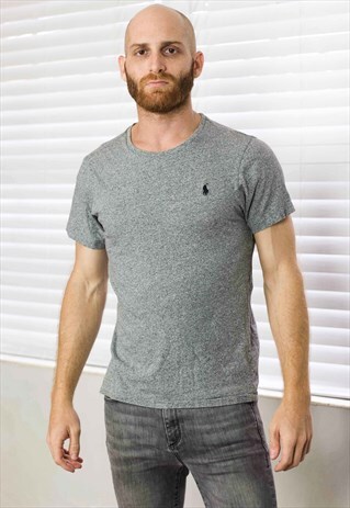 VINTAGE RALPH LAUREN T-SHIRT LOGO 90S S 4.8