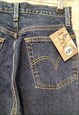 VINTAGE 501 SLIM FIT LEVI INDIGO BLUE JEANS