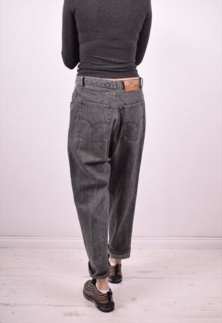LEVI'S WOMENS VINTAGE JEANS W32 L27 GREY 90'S