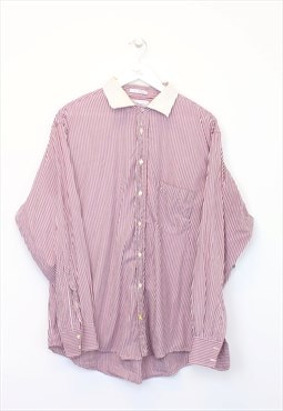 Vintage Burberry shirt in red and white. Best fits XL