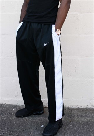 VINTAGE SPORTS POPPER TRACK SUIT BOTTOMS