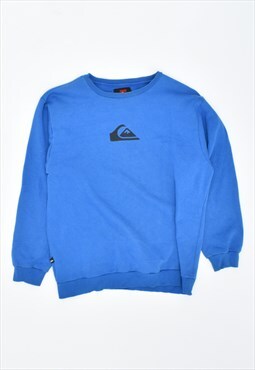 Vintage 90's Quiksilver Sweatshirt Jumper Blue