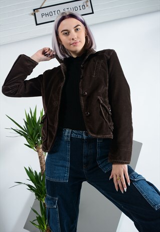 VINTAGE GAP CORDUROY JACKET IN BROWN