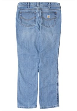 Vintage Carhartt Workwear Blue Slim Fit Jeans Womens