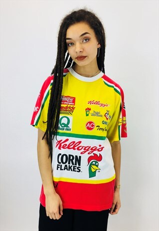VINTAGE 1997 KELLOGGS NASCAR SPONSOR T SHIRT