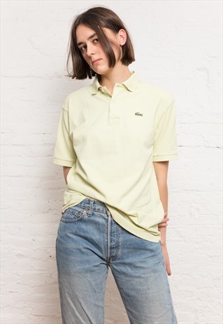 VINTAGE LACOSTE LIGHT LIME POLO SHIRT