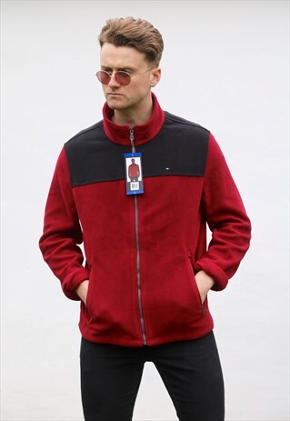 TOMMY HILFIGER USA FLEECE JACKET