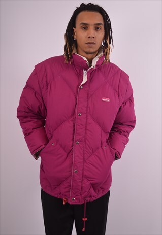 VINTAGE DIADORA REVERSIBLE PADDED JACKET PURPLE