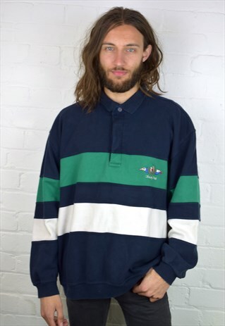 VINTAGE 90'S 1/4 BUTTON SWEATSHIRT