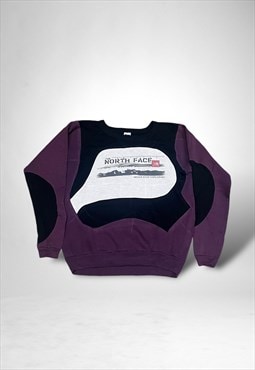 Reworked The North Face Embroidered Sweatshirt