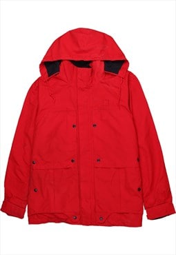 Adidas 90's Hooded Full Zip Up Windbreaker XLarge Red