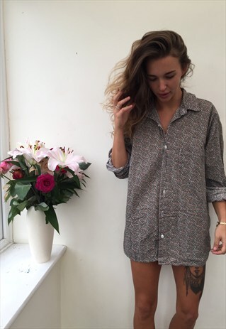 CRAZY PATTERN OVERSIZED UNISEX RETRO VINTAGE FESTIVAL SHIRT