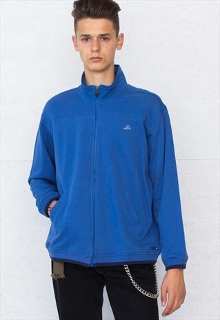 blue adidas track jacket
