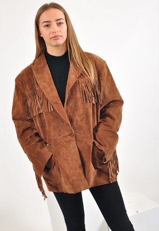 VINTAGE 90'S SUEDE LEATHER JACKET