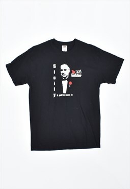 Vintage 90's The Godfather T-Shirt Top Black