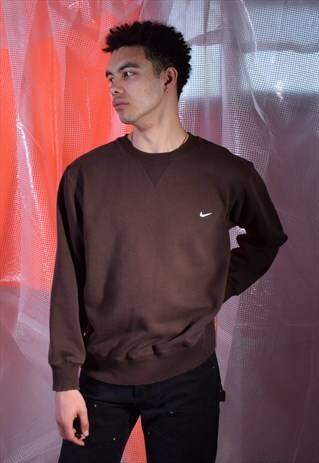 VINTAGE NIKE BROWN SWEATSHIRT