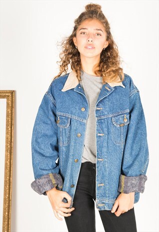 VINTAGE 80S LEE WINTER BLANKET JACKET / R2100R179