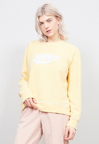 VINTAGE 90'S TOMMY HILFIGER PASTEL YELLOW SWEATER