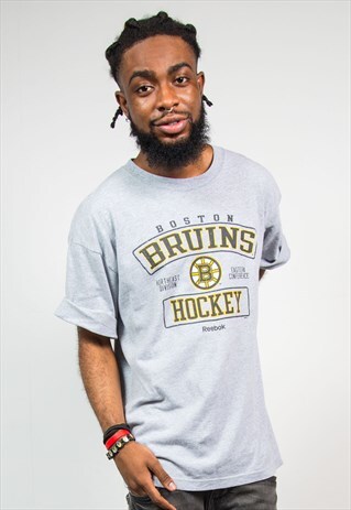 REEBOK BOSTON BRUINS HOCKEY NHL ICE HOCKEY T-SHIRT