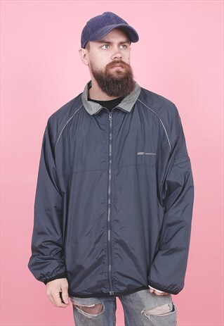 VINTAGE REEBOK WATERPROOF JACKET /R4197