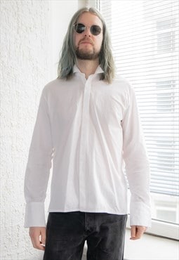 Vintage 70's White Cotton Shirt