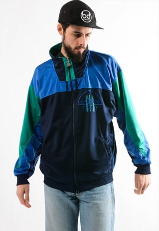 RETRO ADIDAS SPORTS TRACK JACKET.