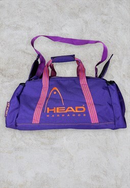 Vintage Purple Head Bag Holdall Gym Barbados