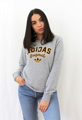 90'S RETRO GREY SWEATSHIRT