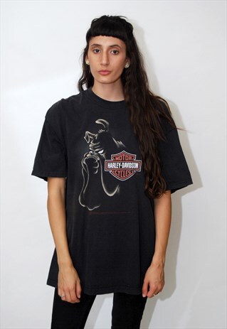 HARLEY-DAVIDSON T-SHIRT (XL) VINTAGE LOONEY TUNES BUGS BUNNY