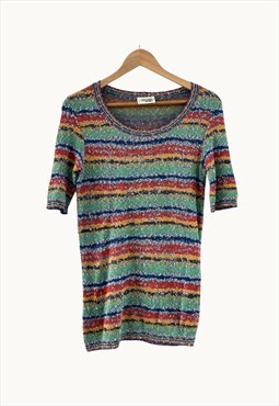 Vintage Missoni Knit Top in Multicolour