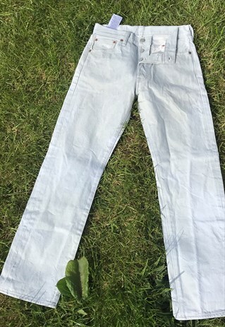 VINTAGE 90'S 501XX LIGHT GREY LEVI JEANS