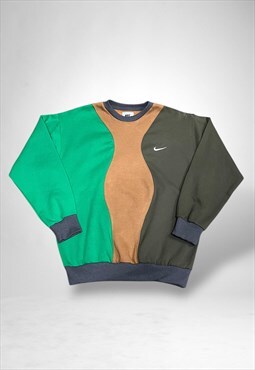 Reworked Nike Embroidered Sweatshirt