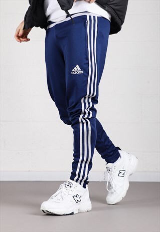 Vintage Adidas Joggers in Navy Sports Sweat Pants Small