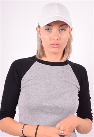 ARMANI WOMENS VINTAGE CAP ONE SIZE WHITE 90'S
