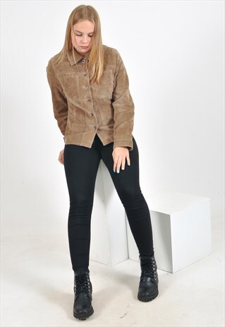 VINTAGE SUEDE LEATHER JACKET