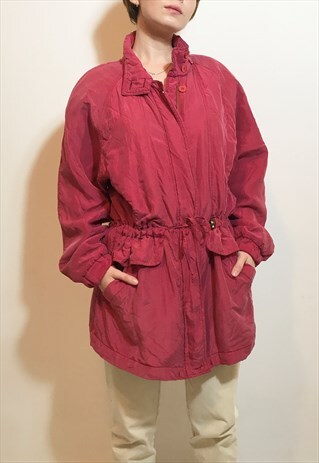 90S SILK PINK OVERSIZED JACKET