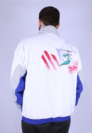 90S VINTAGE ADIDAS MULTICOLOR TRACKSUIT TOP RARE